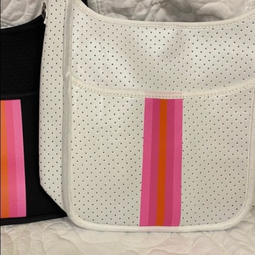 Neoprene messenger crossbody